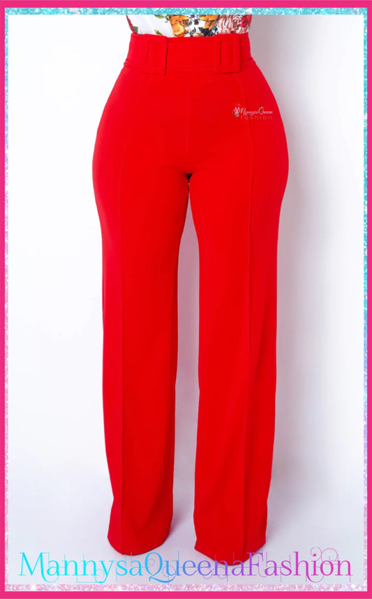 Mavis Babe Pants Red