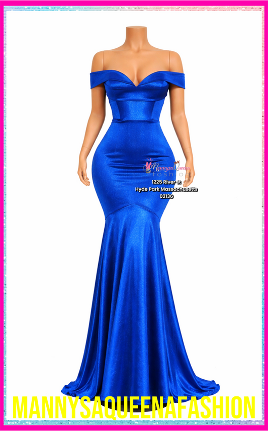 Satin Mermaid Royal Dress