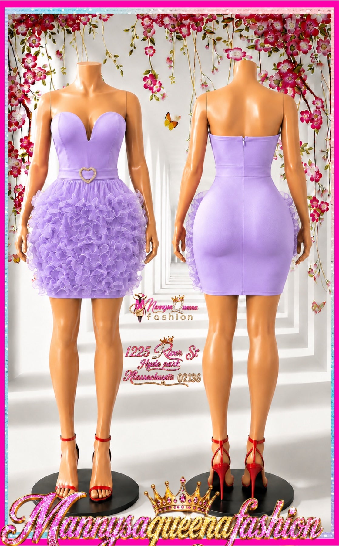 Fashion Royalty Purple Dress