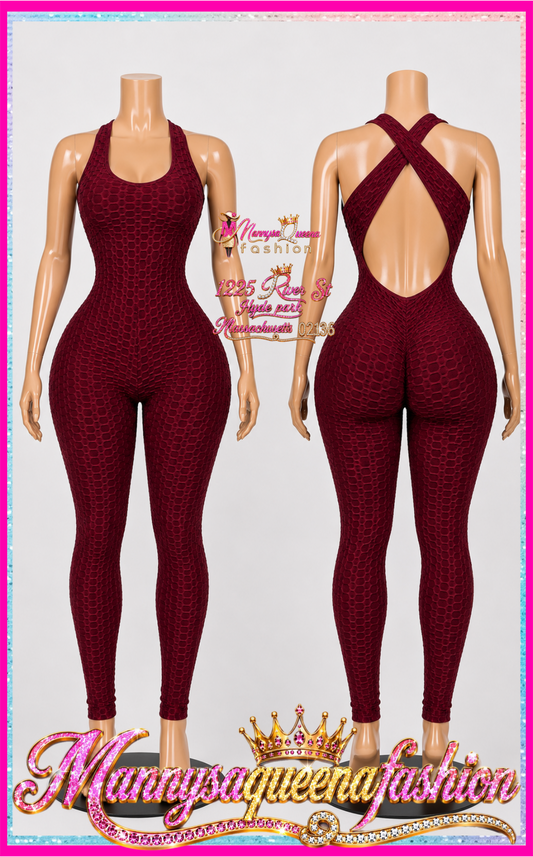 Burgundy Crush Jumpsuit