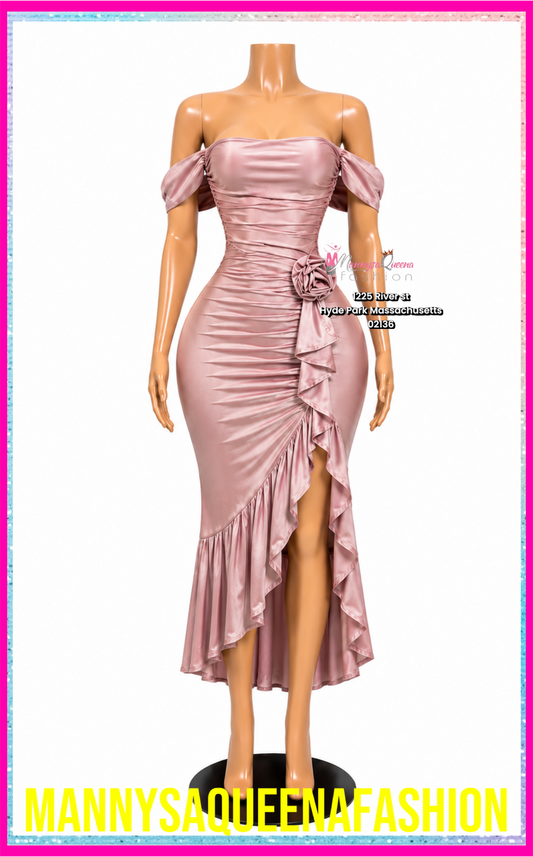 Timeless Beauty Maxi Dress Rose