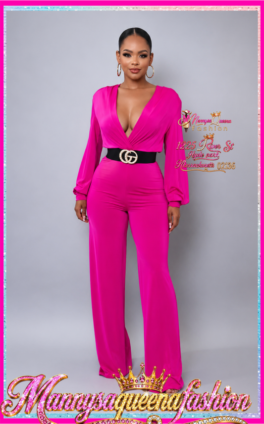 Julia Pink Jumpsuit