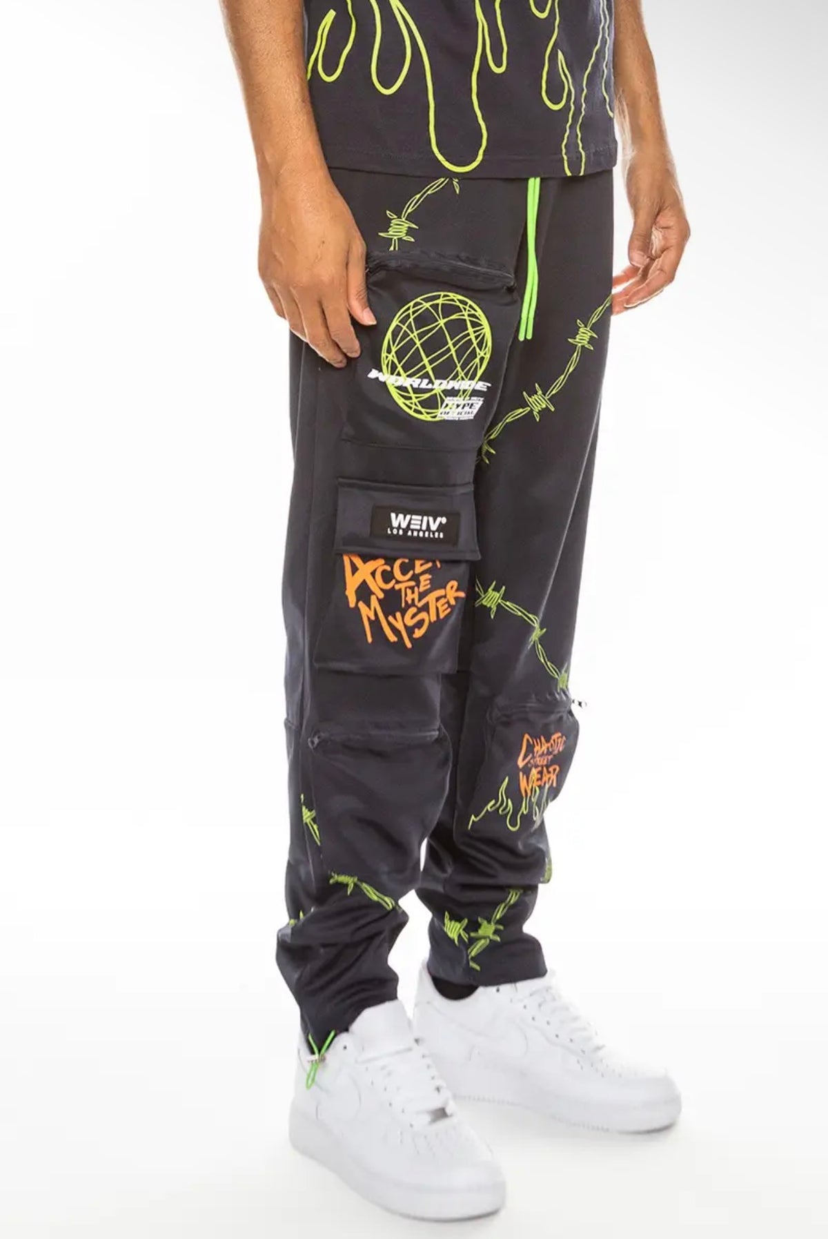 Pouch Cargo Jogger Pants Navy