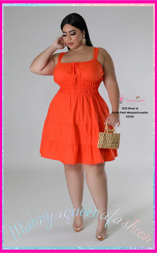 Exclusive Orange Dress