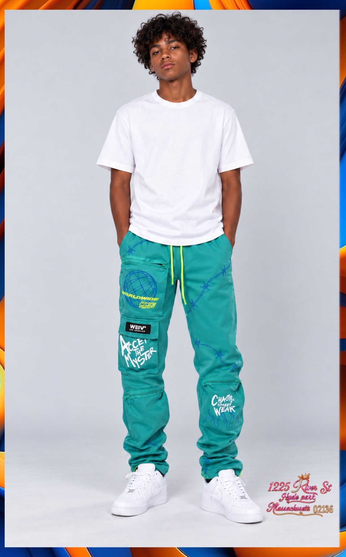 Pouch Cargo Jogger Pants Sage