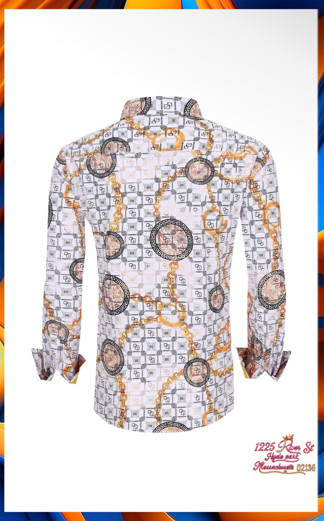 Brand Printed Silk Like
Shirts 04