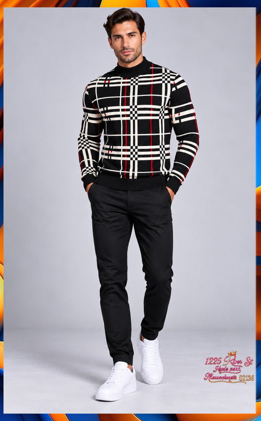 greek stripes Sweater