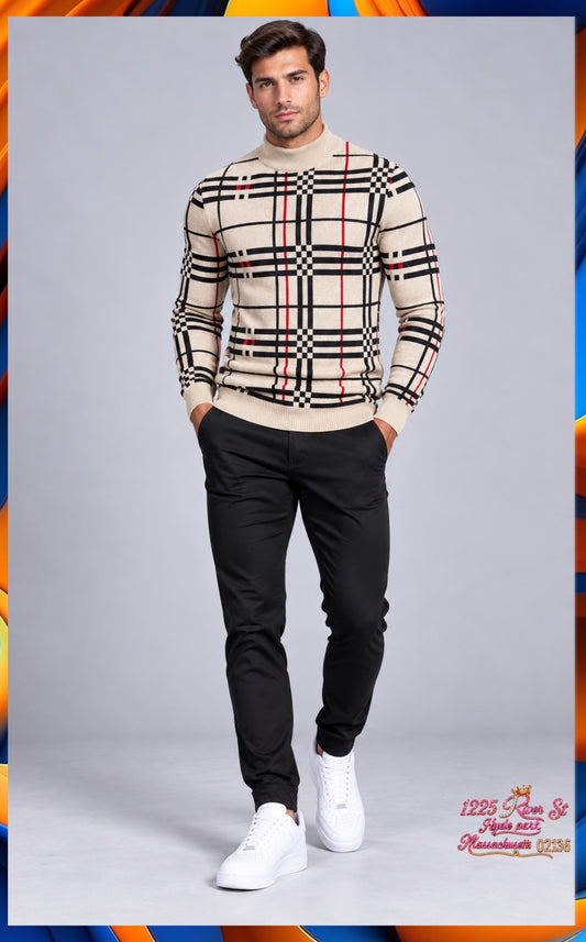 greek stripes Sweater