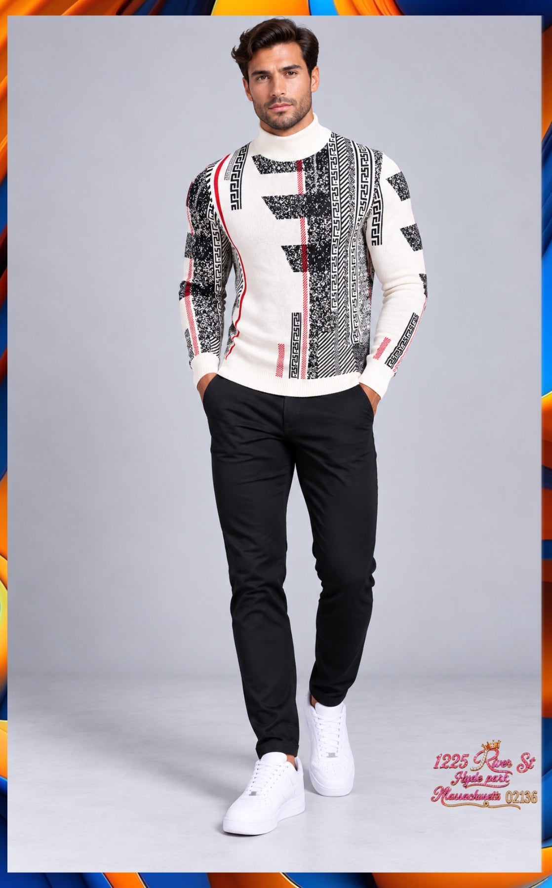 Greek Stripes Sweater