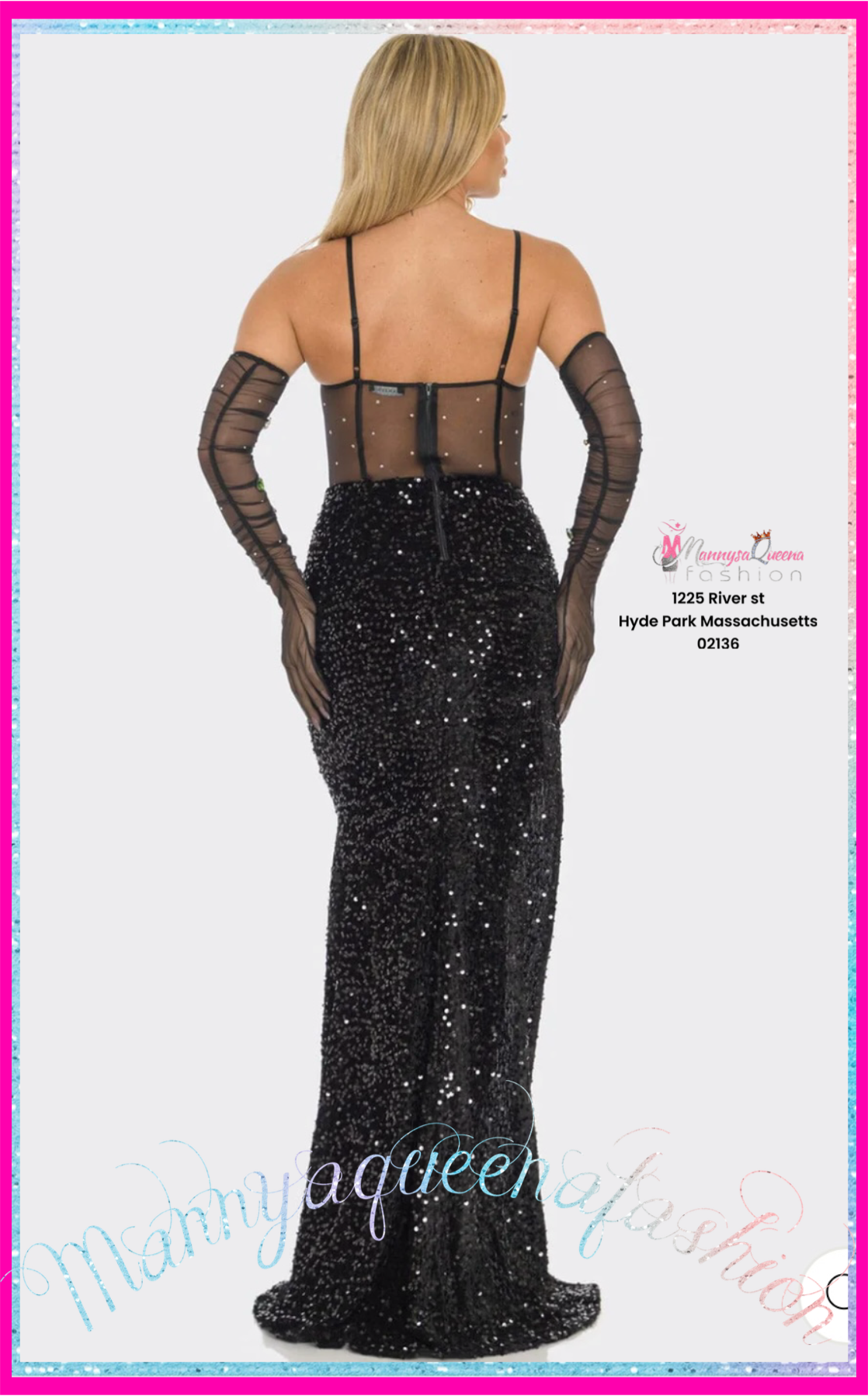Timeless Grace Dress Black