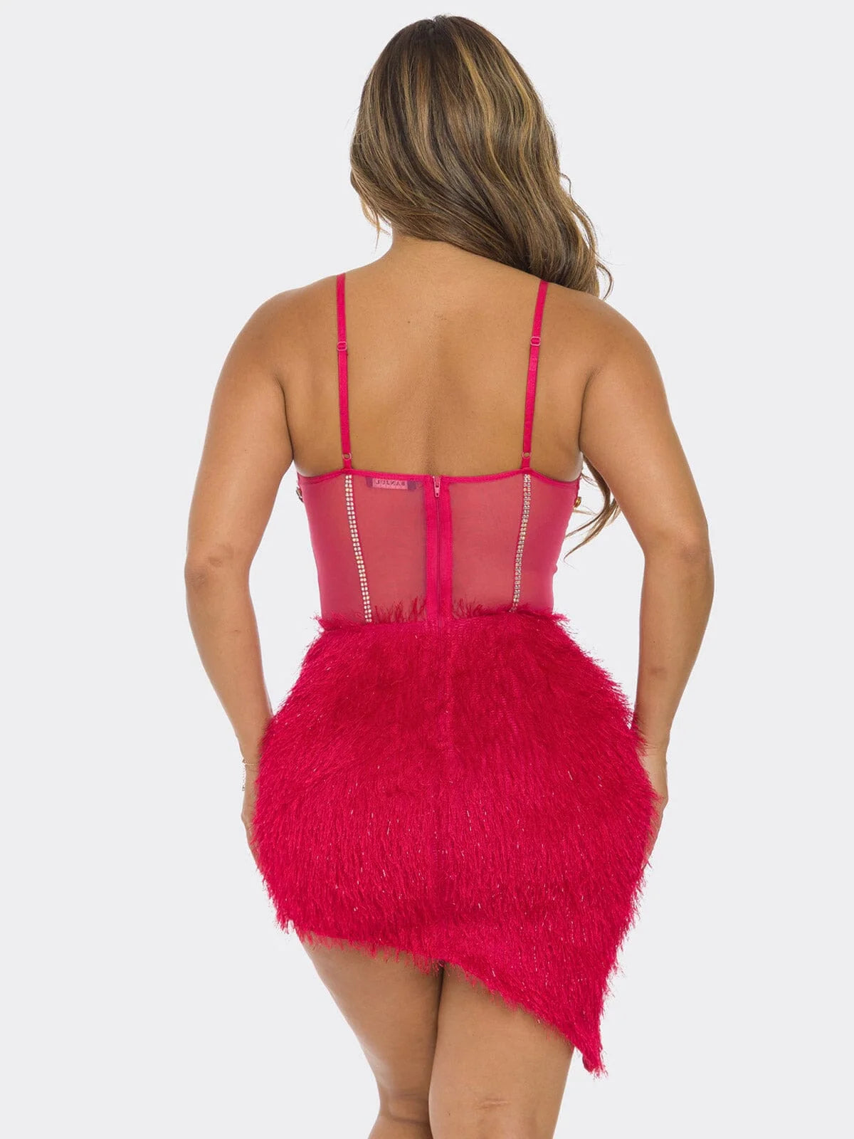 Starlight Jewel Mini Dress Pink
