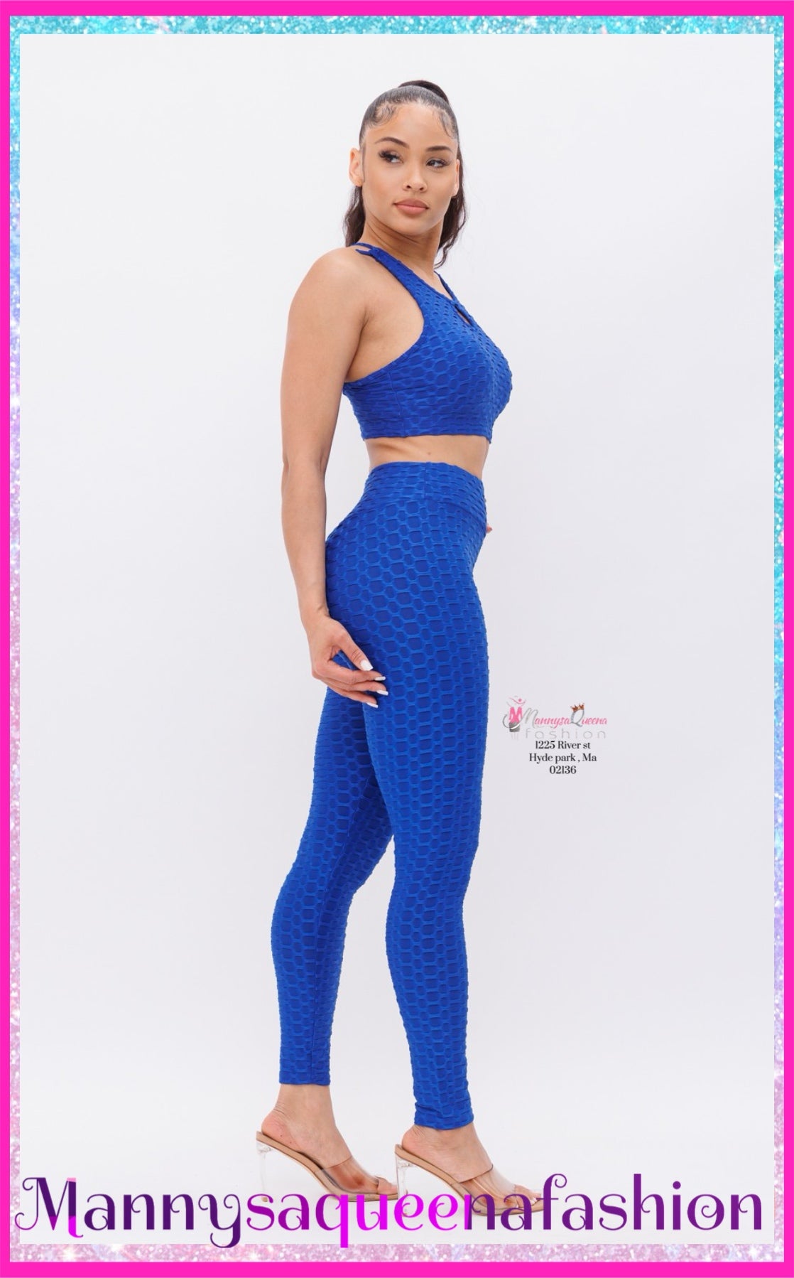 BLUE LEGGINGS SET