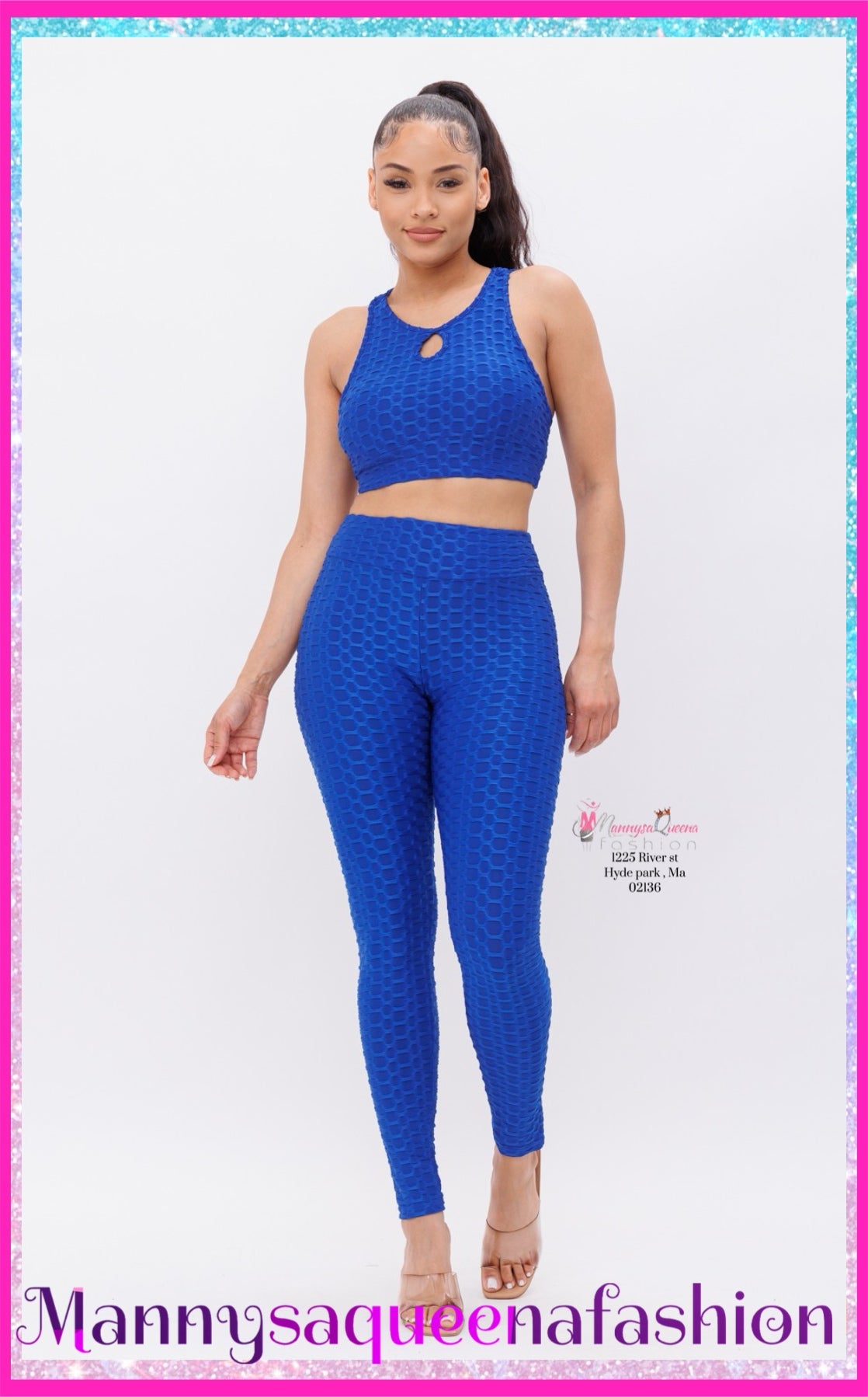 BLUE LEGGINGS SET