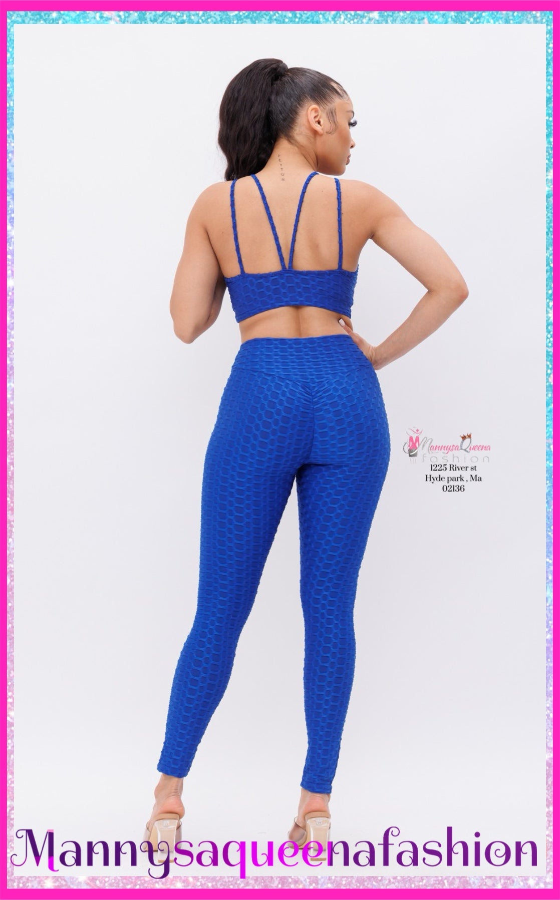 BLUE LEGGINGS SET