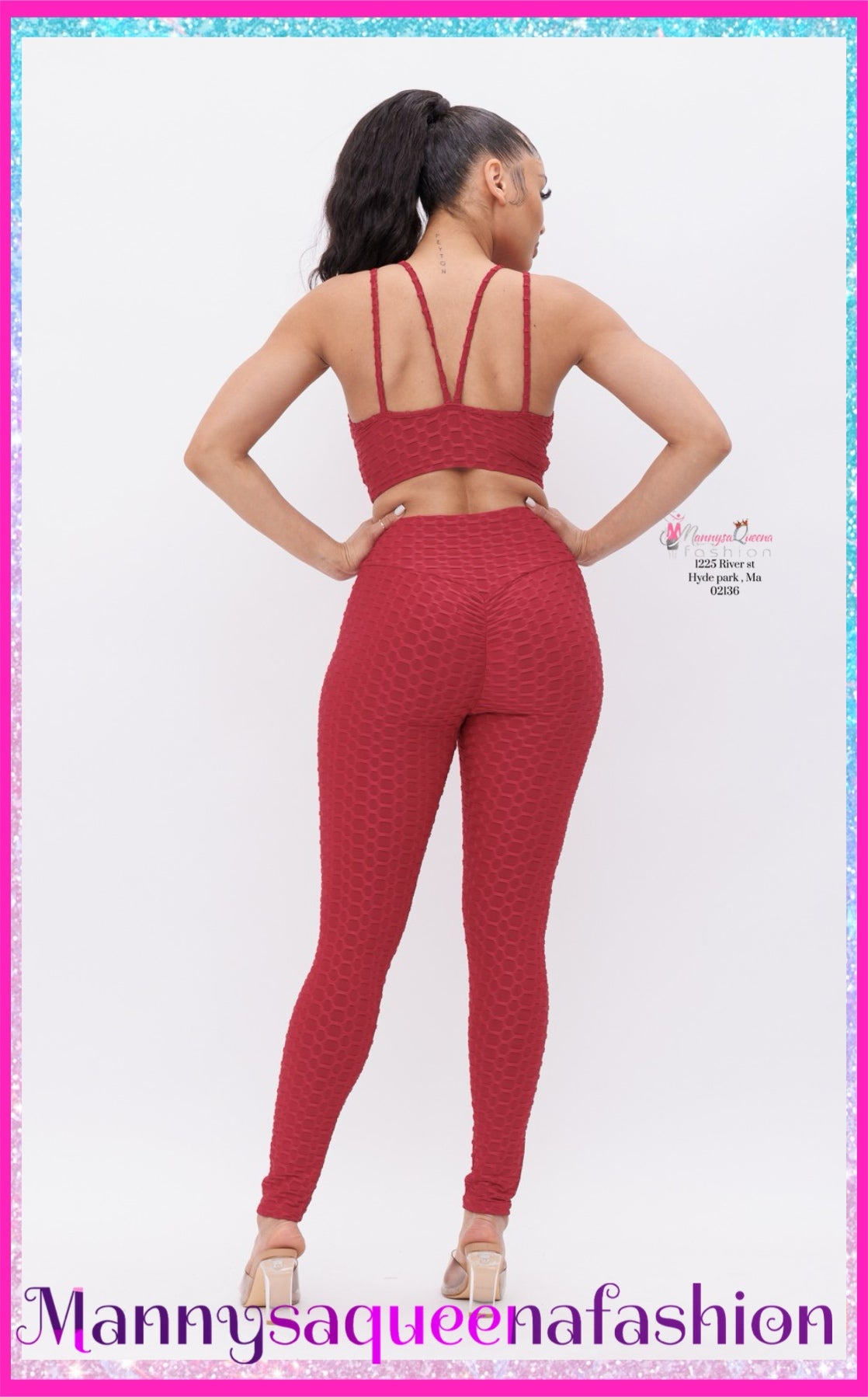 RED LEGGINGS SET