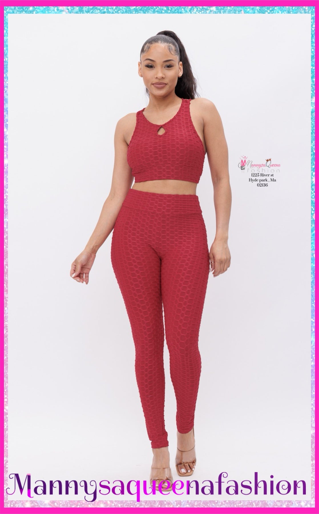 RED LEGGINGS SET