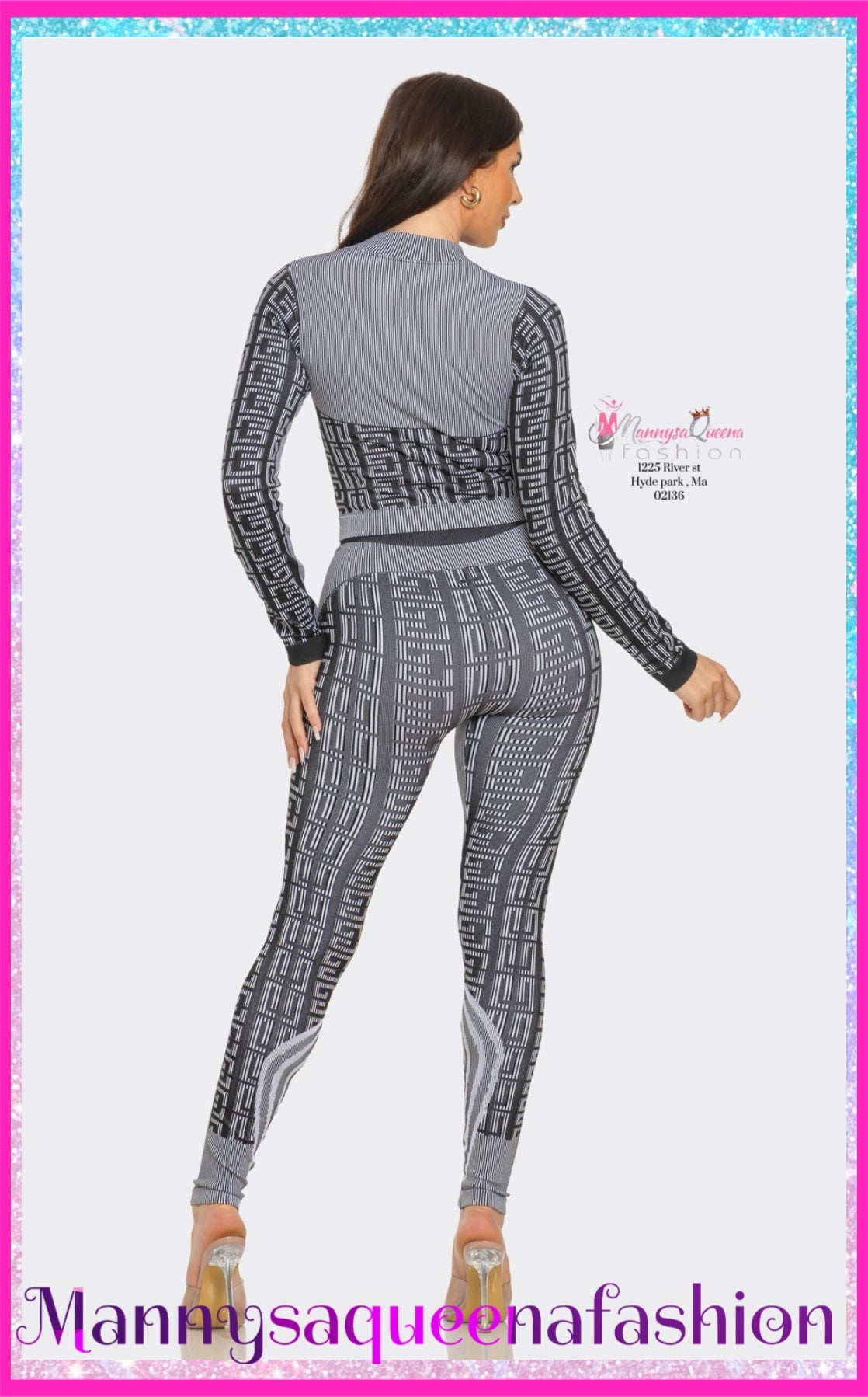 Janet leggings set W/B