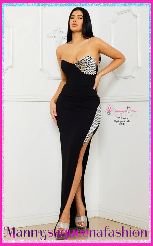 Maltida Night Dress Black