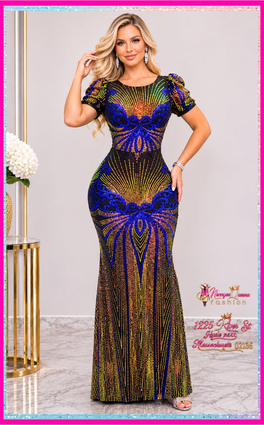 Diamond Diva Dress Blue
