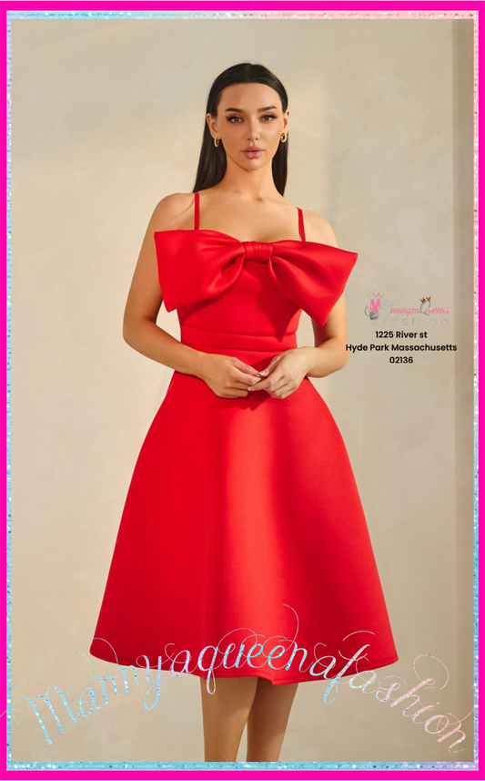 Belladonna Midi Dress Red
