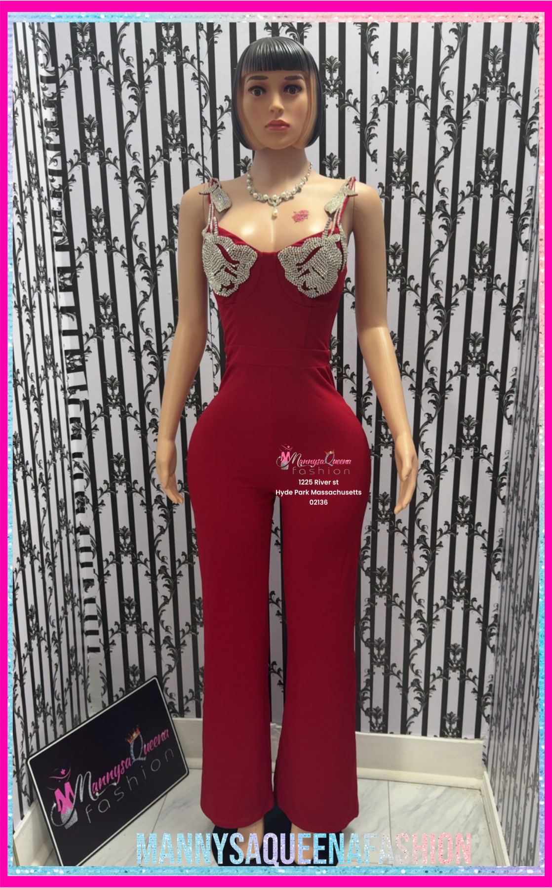 Wings of Wonder Jumpsuit Red