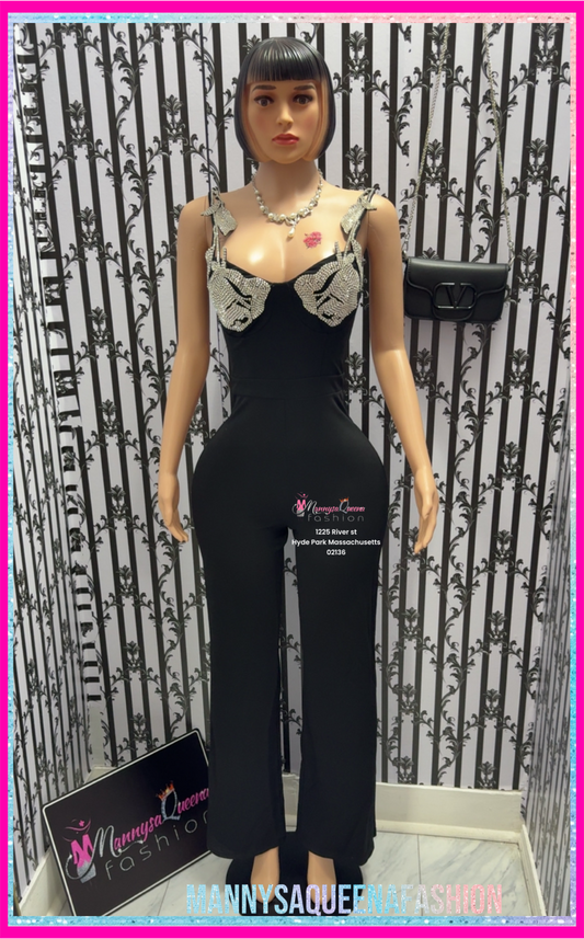 Wings of Wonder Jumpsuit Black