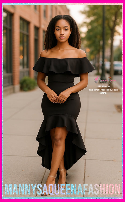 Kendal Maxi Mermaid Dress Black