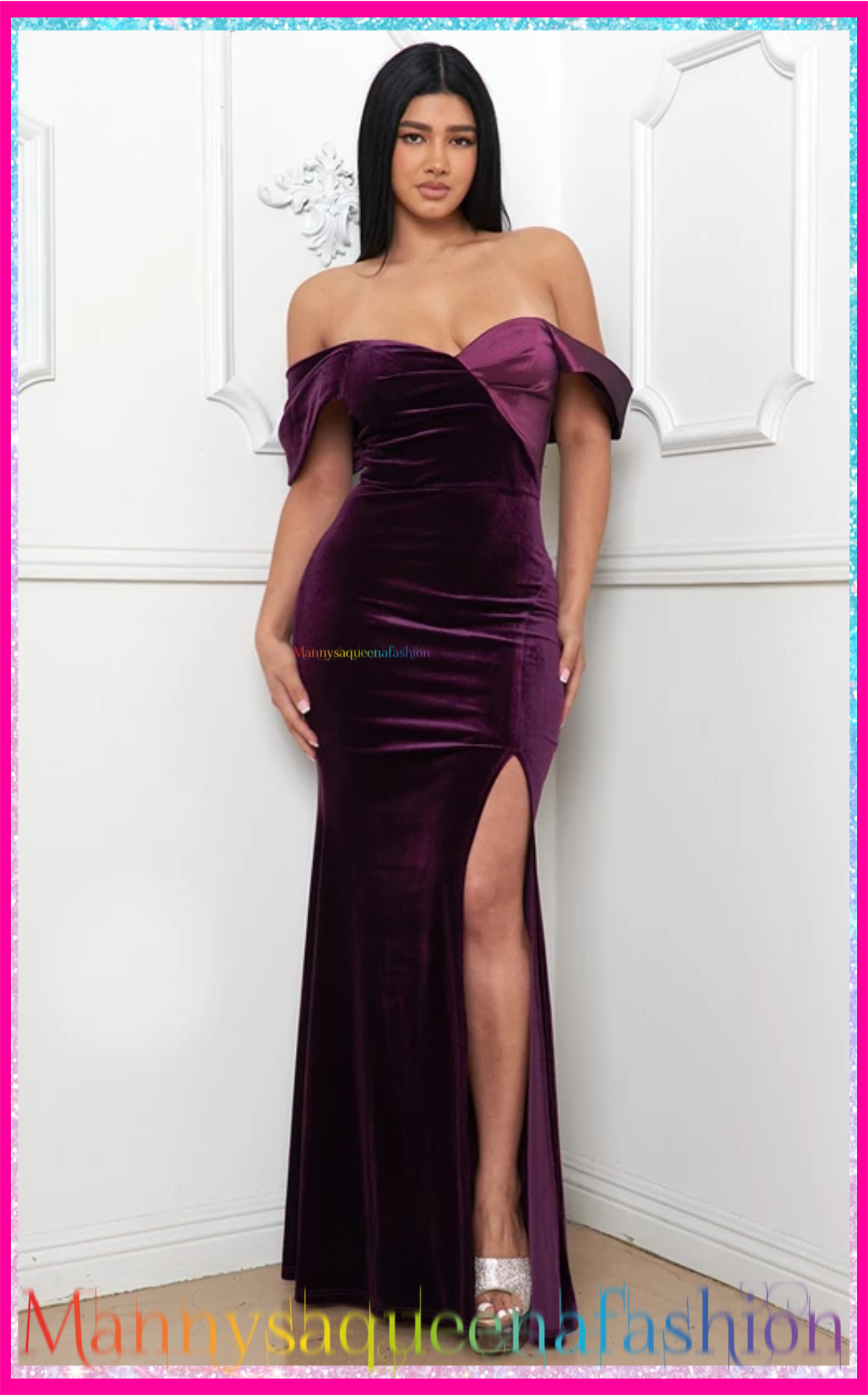 BURGUNDY/GUNMETAL DRESS