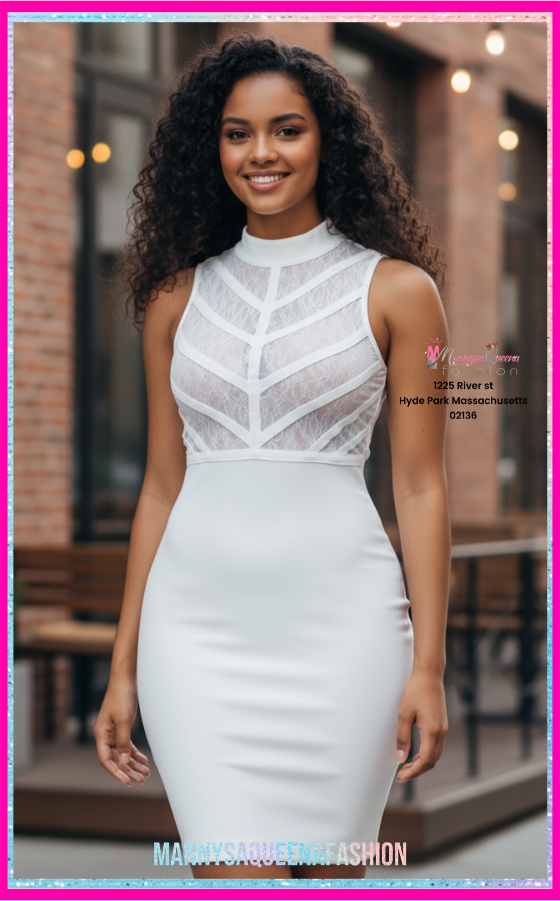 Solid Bandage Mini Dress