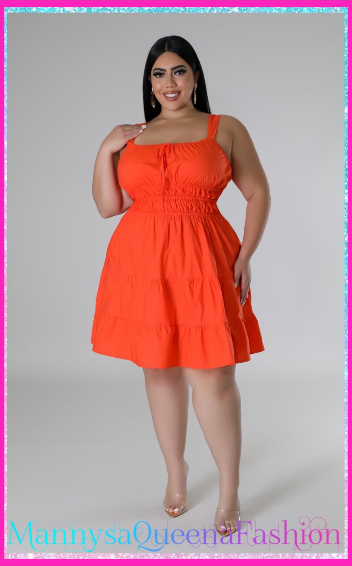 Exclusive Orange Dress