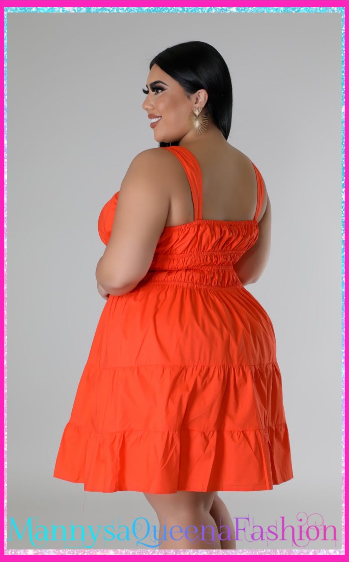 Exclusive Orange Dress