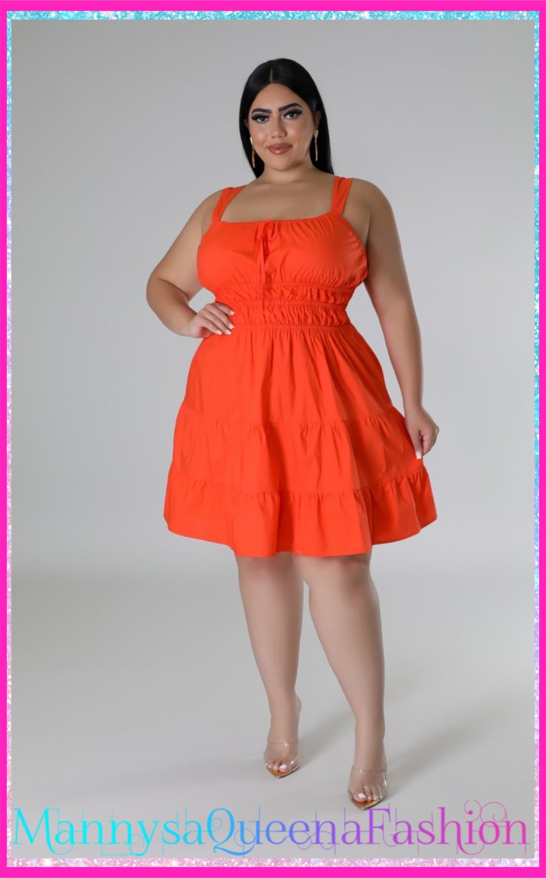 Exclusive Orange Dress