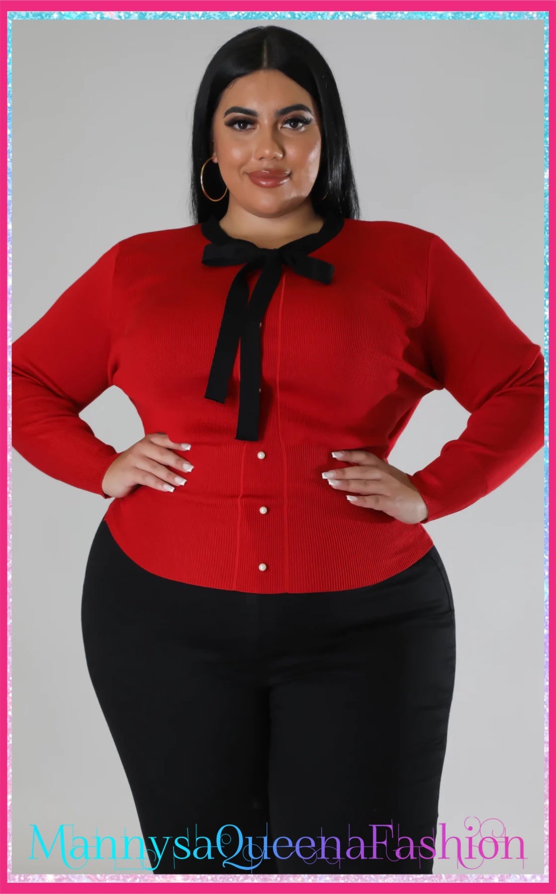 Veronica Days Top Red
