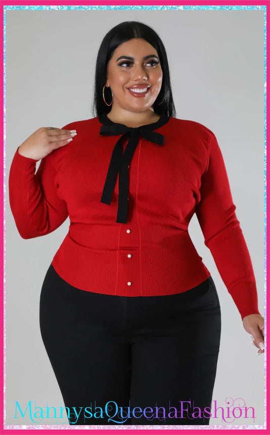 Veronica Days Top Red