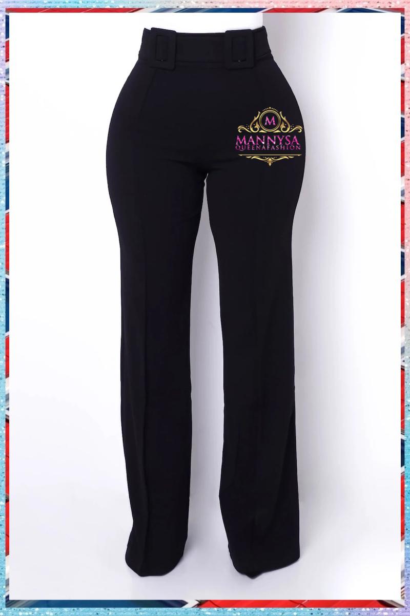 Lets Meet Up Pants -Black