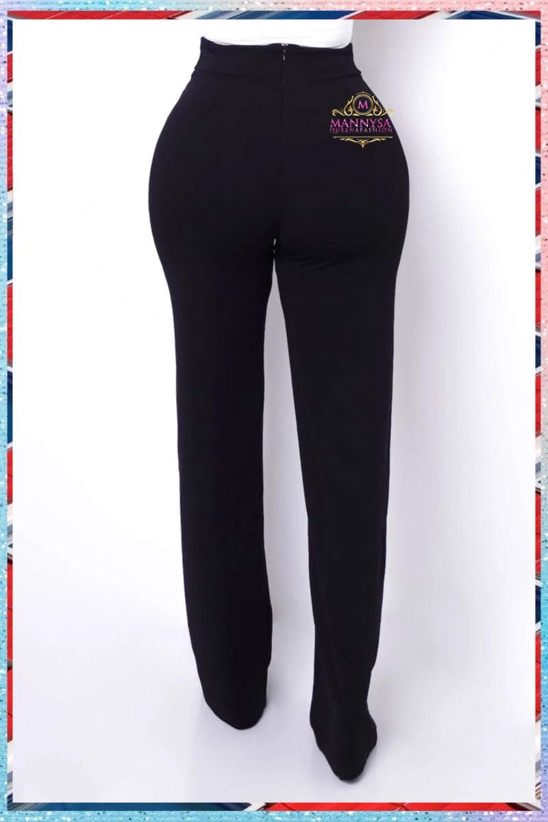 Lets Meet Up Pants -Black